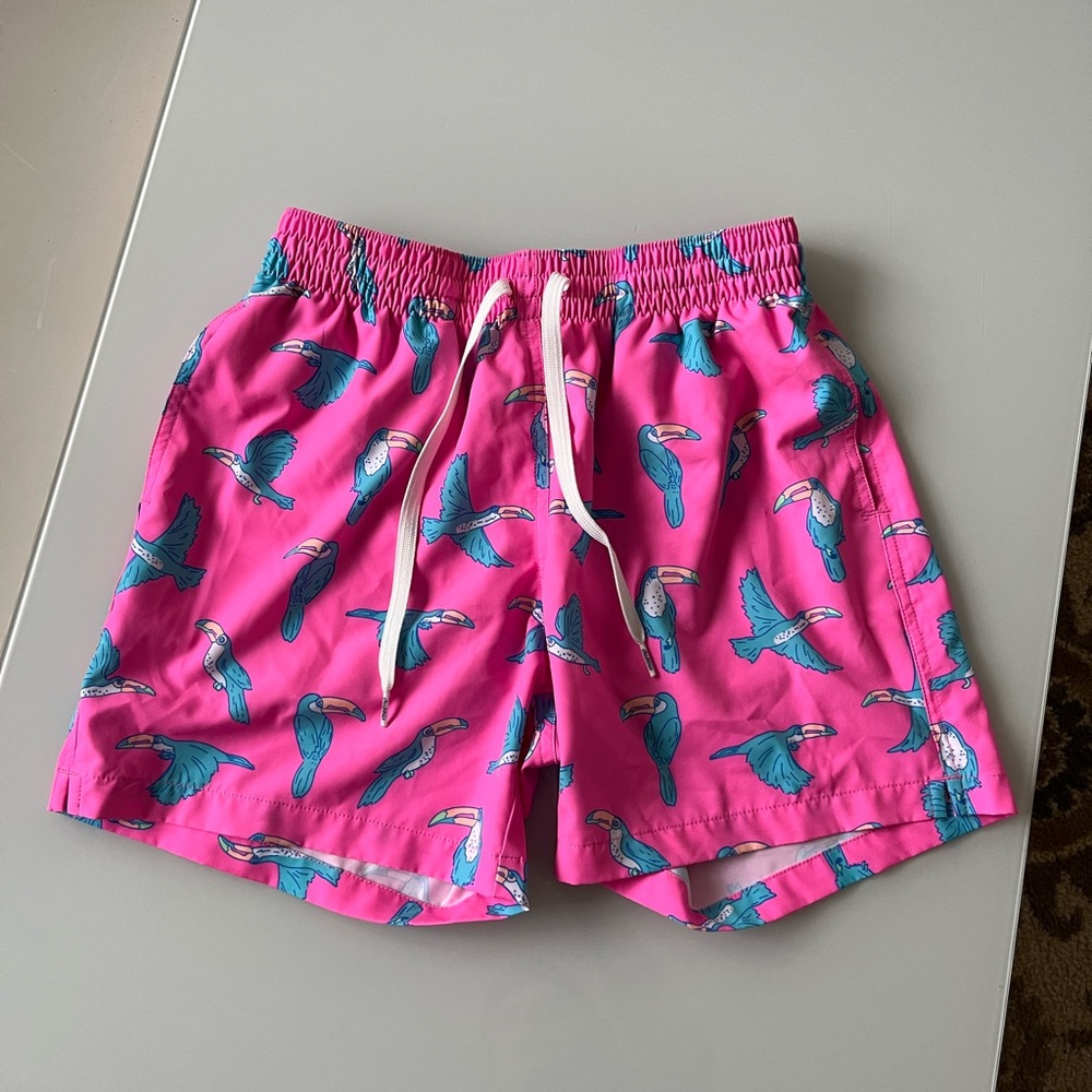Pink Flamingo Chubbies Swimming Shorts
